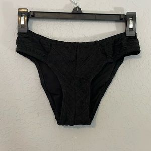 Robin Piccone Black Swim Bikini Bottoms
